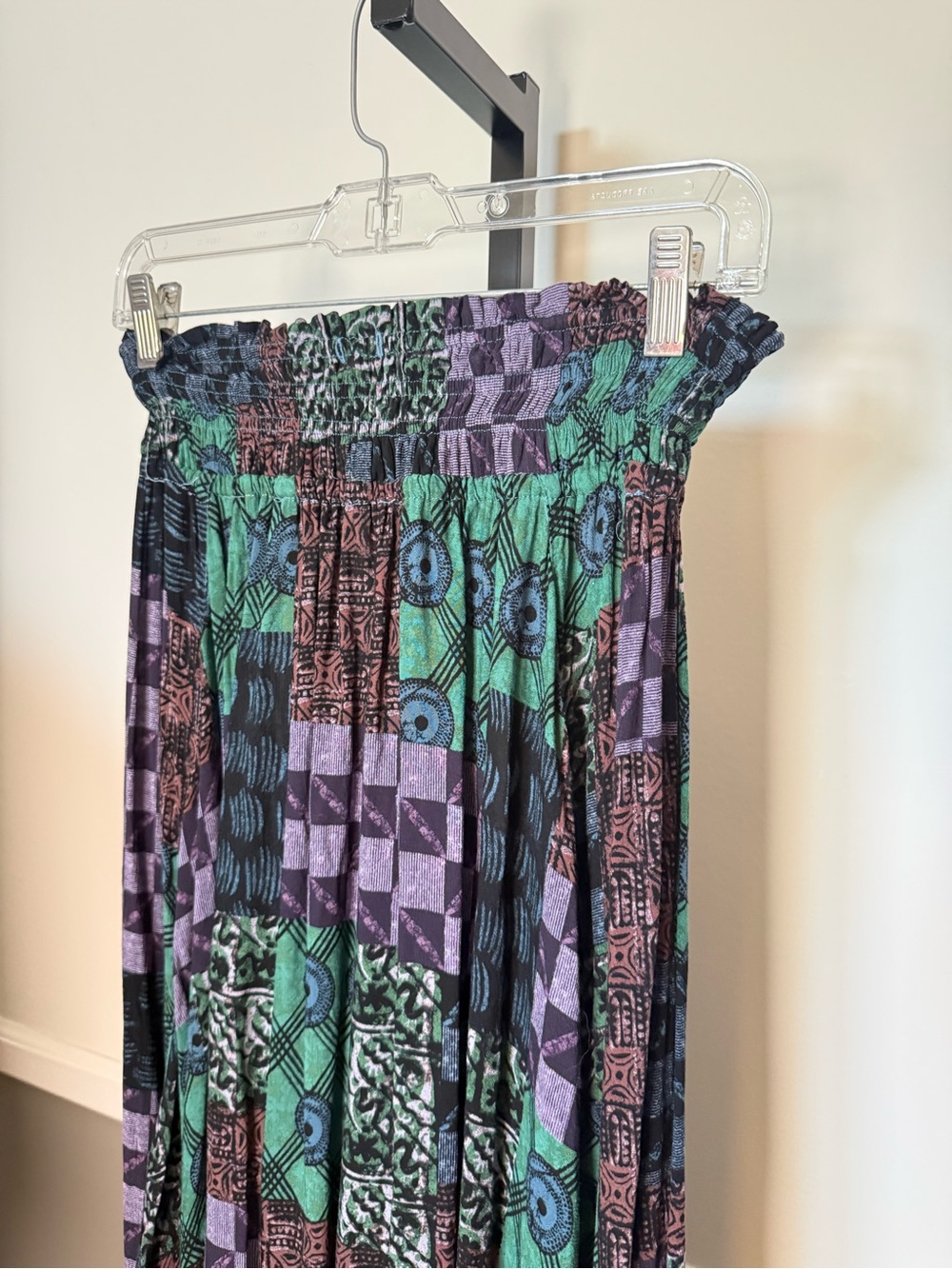 Free People Into the Wild Boho Patchwork Harem Pant Size Small Slouchy Fit - Picture 3 of 9